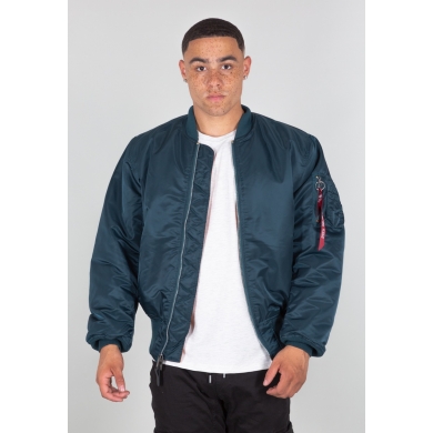 Alpha Industries Fliegerjacke MA-1 (Übergangs-Wendejacke) navyblau Herren